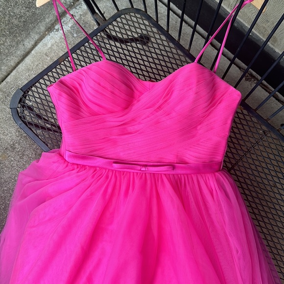 Hot Pink Tulle Dress - Picture 10 of 16